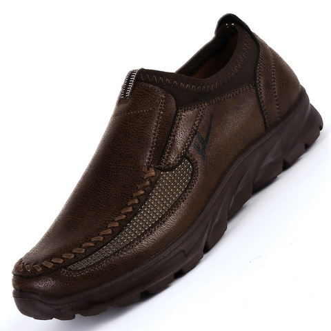 Zapatos casuales de marca de lujo para hombre Zapatillas de deporte transpirables ligeras zapatos de caminar para hombre de malla de MODA CALZADO de tamaño grande 38-48 ► Foto 1/6