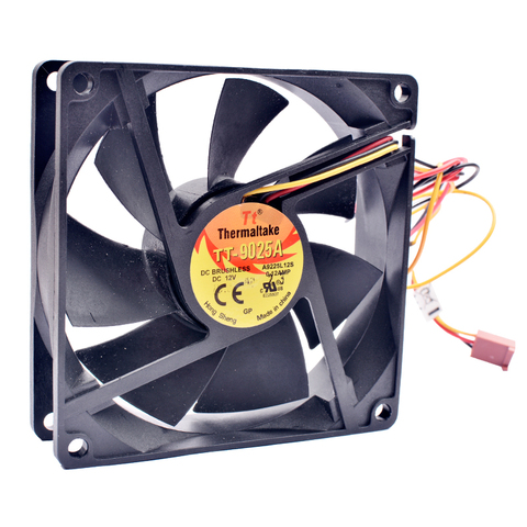 Ventilador A9225L12S, 9cm, 92mm, 92x92x25mm, 9025, 12V, 0.12A, monitoreo de velocidad, fuente de alimentación silenciosa para chasis, ventilador de refrigeración de CPU ► Foto 1/4