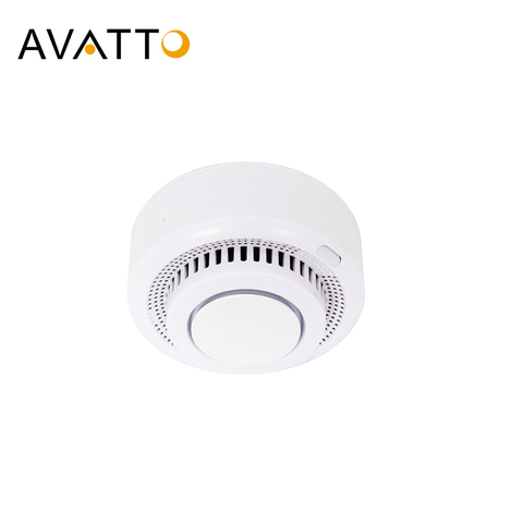 AVATTO WiFi inteligente Detector de humo alarma de fuego Detector de temperatura de Sensor de sistema de seguridad de la casa de trabajo con Tuya vida inteligente APP ► Foto 1/6