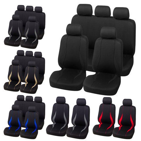 Cubierta de asiento de coche, Airbag Compatible con Chevrolet, IX, Hyundai HB20, accesorios interiores universales para coches de 1/2/5/7 asientos ► Foto 1/6