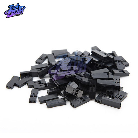 100Pcs100Pcs de 2,54mm macho/hembra Dupont de alambre de puente de Cable de línea de 1/2 conector de pines Kit de carcasa Kit DIY electrónico ► Foto 1/6