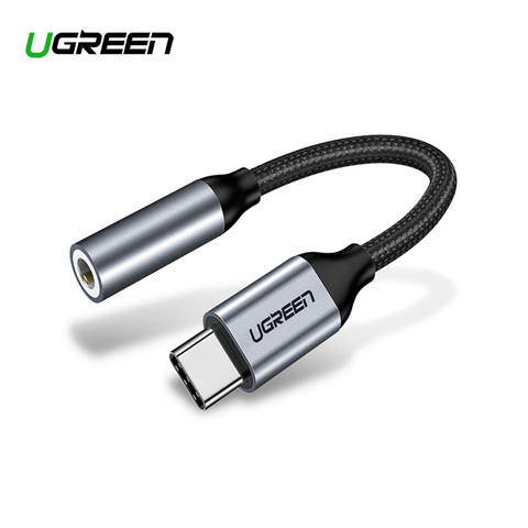 Ugreen tipo c a jack de 3,5mm auricular cable de usb c a 3,5 Aux adaptador audio para auriculares para huawei mate 20 P30 pro xiaomi mi6 8 9 SE ► Foto 1/6