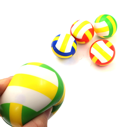 Pelota de ventilación antiestrés para niños, pelota de espuma para apretar, voleibol, juguete para exteriores, 1 ud. ► Foto 1/6