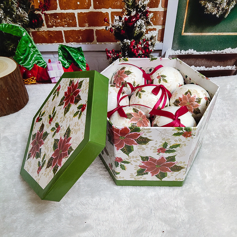 Adornos de pelota ornamento para árbol de Navidad, juguetes de fiesta de Navidad, bola colgante para adorno de fiesta para el hogar, regalo de Navidad ► Foto 1/6