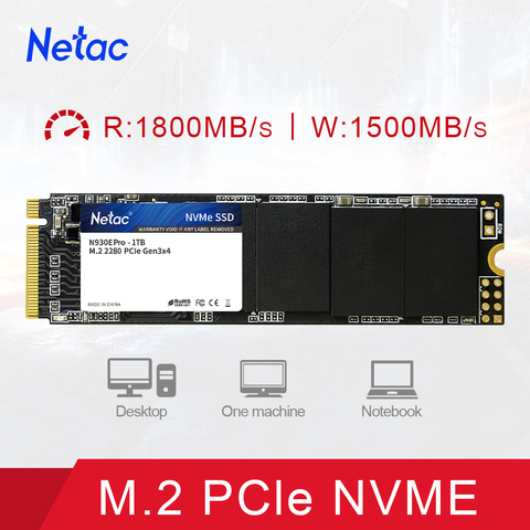 Netac SSD M2 NVME 128GB 256GB 512GB 1TB nvme SSD 250GB 500GB M.2 2280 PCIe de disco duro interno de unidad de estado sólido para el ordenador portátil ► Foto 1/6