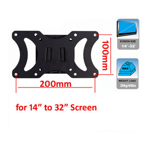 Vesa-soporte de montaje en pared para televisor, mecanismo de elevación de tv, soportes de estante de metal, LCD, LED, PLASMA, 10 