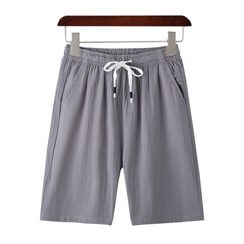 Pantalones cortos nuevos de algodón para hombre, Bermudas cómodas a la moda, 100%, pantalones cortos deportivos, prendas de vestir, 5XL ► Foto 1/6
