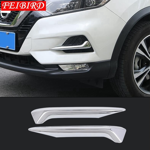 Cubierta tipo CEJA para faro antiniebla delantero, accesorio para automóvil, ABS embellecedor cromado, apto para Nissan Qashqai J11 2022 ► Foto 1/6