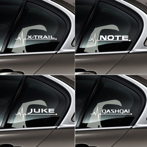 Pegatina de ventana para coche Nissan JUKE NOTE, nuevo Qashqai Murano X Trail x-trail Teana 2015 2016, 1 Uds. ► Foto 1/6