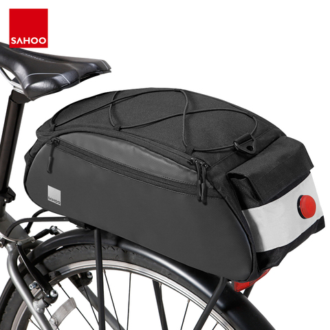 Sahoo-bolsa portaequipajes del asiento trasero para bicicleta de montaña o carretera, bolsa de hombro de 10L, 142093 ► Foto 1/6