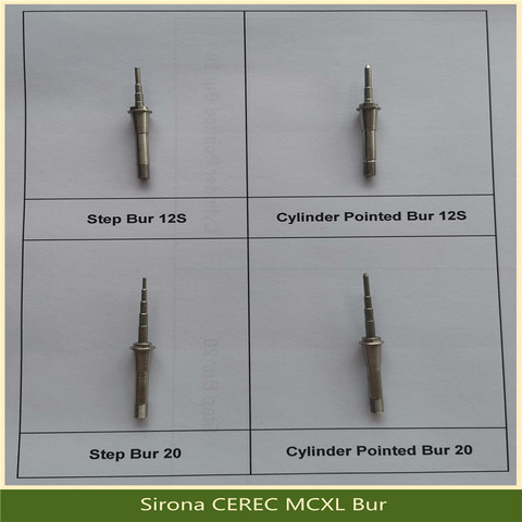 MCXL Step bur 12 S, fresado para laboratorio dental, adecuado para Sirona Cerec MCXL, fresado de vidrio y cerámica ► Foto 1/6