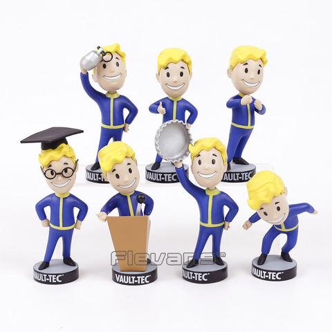 Figura de acción de Fallout Vault Boy, cabeza Bobble de PVC, juguete de modelos coleccionables, juguetes en 7 estilos ► Foto 1/4