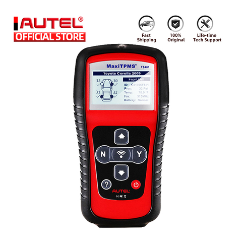 Autel MaxiTPMS TS401 el sistema de monitoreo de presión de OBD2 TPMS escáner de diagnóstico herramienta activar 315, 433 MHZ de programación ► Foto 1/6