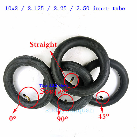 10 pulgadas de tubo interior se adapta para 10x10x3,0 10x10x2,50 10x2,25 10x2.125 10X2 10X2.0 de neumáticos de rueda de Scooter eléctrico de Hoverboard neumático ► Foto 1/6