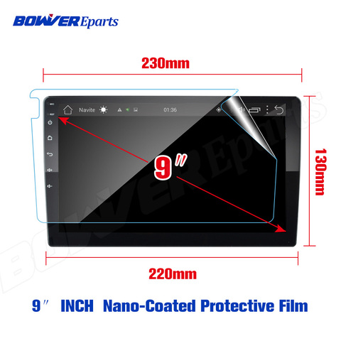 Radio con GPS para coche, reproductor Multimedia con película protectora de pantalla, 9, 10,1 pulgadas, suave, Nano-recubierto, para TEYES CC2 PRO Plus CC3 2 DIN ► Foto 1/6