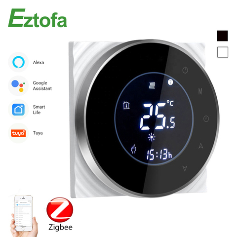 ZigBee-termostato inteligente, controlador de temperatura, Hub necesario para agua/calefacción de suelo eléctrica/caldera de Gas con Alexa y Google Home ► Foto 1/6