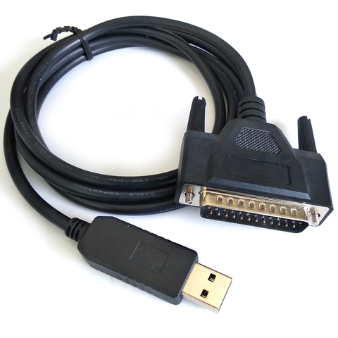 Cable usb rs232 a db25 para configuración fanuc cnc, ajuste de copia, 5mtr 3mtr 1.8mtr ftdi ► Foto 1/3