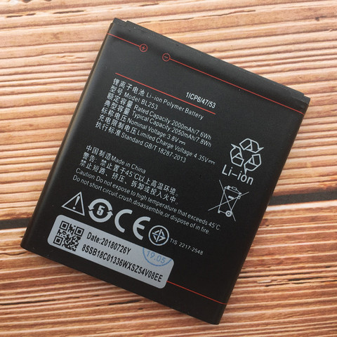 Batería de Li-ion recargable para teléfono móvil Lenovo, repuesto Original BL253 de 100% mAh para Lenovo A Plus A1010a20, novedad de 2050 ► Foto 1/4
