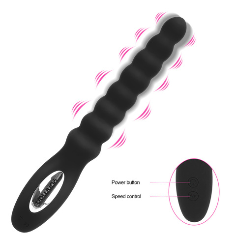 Vibrador Anal de 10 velocidades masajeador de próstata, estimulador de doble Motor Anal, vibradores con carga USB, juguetes sexuales para hombres y mujeres ► Foto 1/6