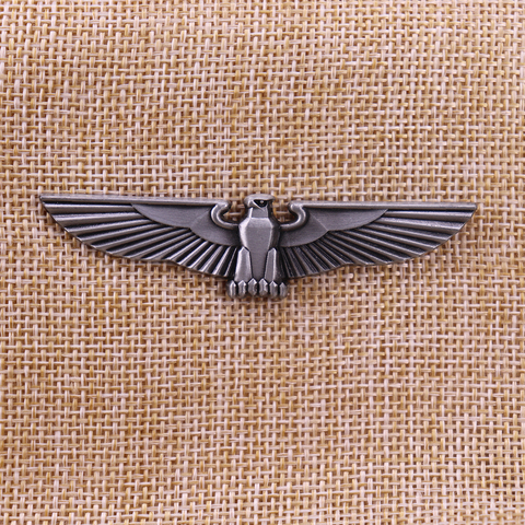 Broche de águila retro alemán, placa de metal negra, regalo alemán antiguo ► Foto 1/2