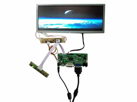 Yqwsyxl-Kit de placa de Control para LQ123K1LG03, 12,3x1280, HDMI + DVI + VGA, LCD, controlador de pantalla LED, 480