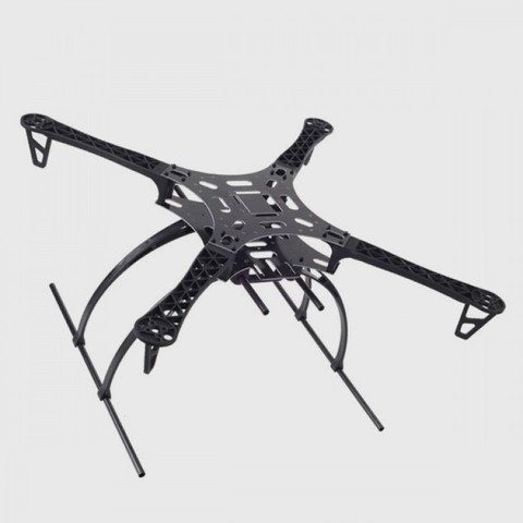 FC Z550-V6 helicóptero marco Quadcopter Estructura de fibra de vidrio 550mm de distancia entre ejes MultiCopter alto equipo de deslizamiento de aterrizaje Stand Kit Anti-Vibrat ► Foto 1/1