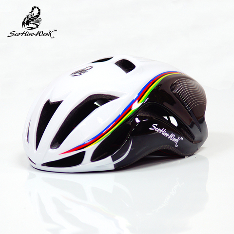 Triatlón aero Ciclismo Casco para los hombres las mujeres s Carretera tt timetrial Casco de bicicleta l Casco de Ciclismo de carreras accesorios Casco de Ciclismo ► Foto 1/6