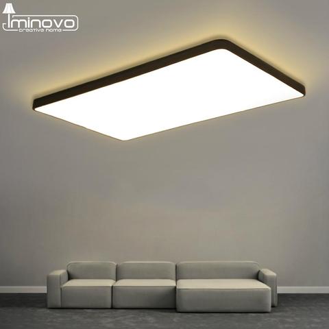 Lámpara de luz LED de techo luminaria moderna para dormitorio, cocina, vestíbulo, Montaje Simple en superficie, Panel empotrado, sala de estar, Control remoto ► Foto 1/6