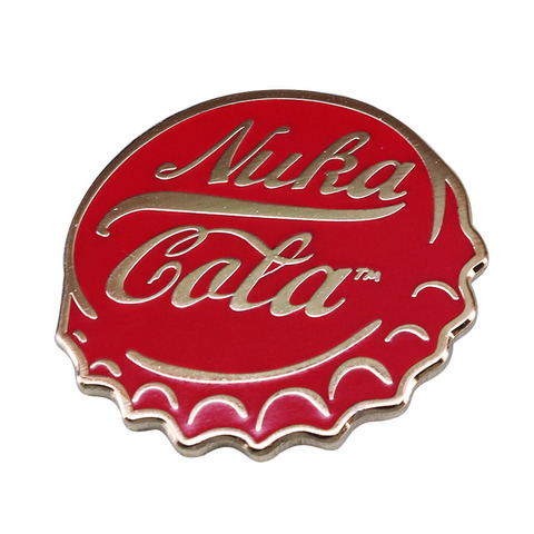 Fallout-Tapa de botella con pin de 