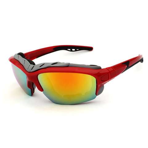 Gafas de sol para ciclismo para hombre, lentes de protección de conducción, a prueba de viento, Multicolor, para ciclismo de montaña ► Foto 1/6