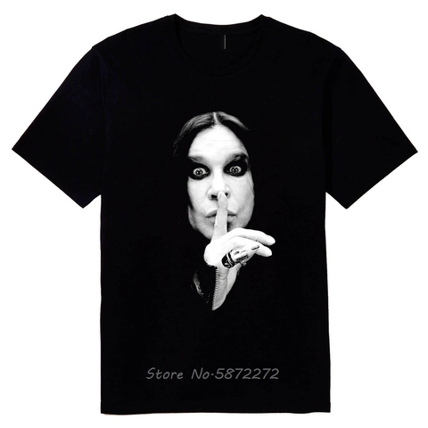 Ozzy-Camiseta de Heavy Metal Legend para hombre, camisa negra de algodón con cuello redondo, reestampada, divertida, camiseta de Hip Hop ► Foto 1/2