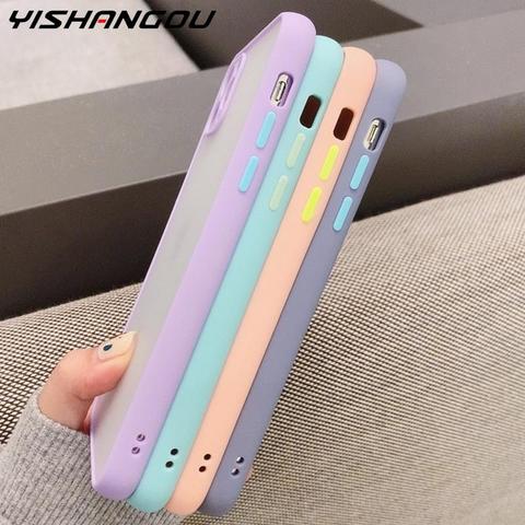 Funda protectora de cámara a prueba de golpes para Samsung Galaxy, carcasa trasera transparente mate para A51, A71, A21S, A31, A12, A11, M11, A50, A70, A20 ► Foto 1/6