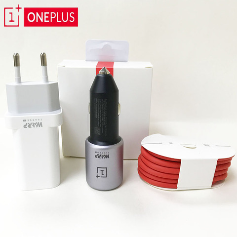 OnePlus-cargador de coche para OnePlus 7 /7 Pro/ 7T /7T pro, Original, urdimbre, 30W, entrada de la UE y EE. UU., 12V, 24V, 4.5A, salida de 5V, 6A, Max ► Foto 1/6