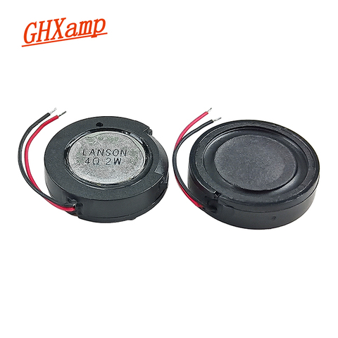 GHXAMP-altavoz Woofer de 24mm, 1 pulgada, Unidad de 4ohm, 2W, minialtavoz DIY para navegador, altavoces digitales de voz, 2 uds. ► Foto 1/6