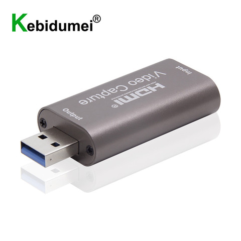 Tarjeta de captura de vídeo 4K HDMI, compatible con USB 3,0 2,0, 1080P, 60Fps, grabador USB, caja de registro para PS4, grabación de juegos en directo ► Foto 1/6