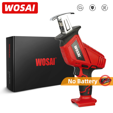 WOSAI-Sierra eléctrica alternante serie QY, 20V, velocidad ajustable, inalámbrica, para cortar madera y Metal, bricolaje ► Foto 1/6