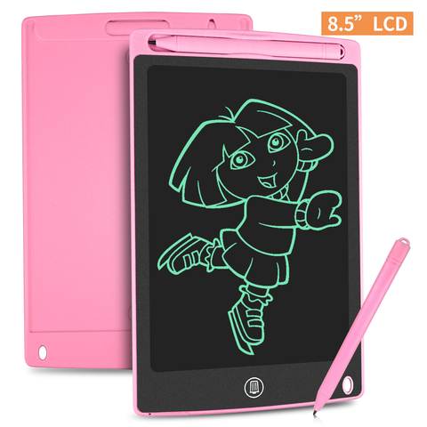 NEWYES-tableta de dibujo para niños, Tablet electrónica de escritura LCD de 8,5 pulgadas, tabla gráfica portátil ultrafina, almohadillas de escritura a mano con bolígrafo, regalos ► Foto 1/6