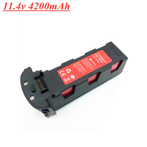 11,4 v 4200mAh de la batería de litio para Hubsan H117S Zino GPS pieza de repuesto de control remoto batería de 11,4 V para RC FPV cámara de carreras Drones ► Foto 1/1