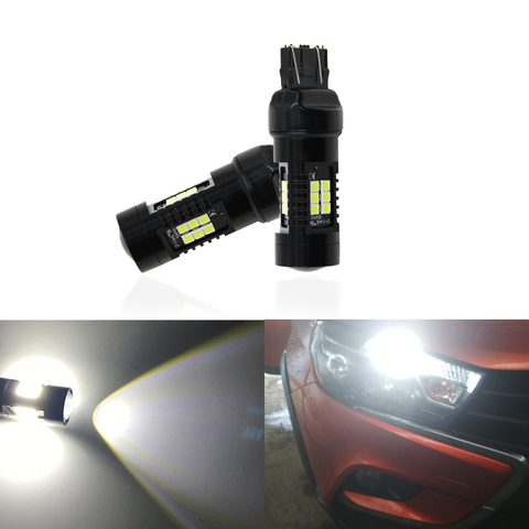 Bombillas LED de repuesto para luces diurnas de coche, CANbus, T20 7443 W3x16q W21/5W 7443LL para Lada Kalina Granta Vesta DRL, 2 uds. ► Foto 1/6