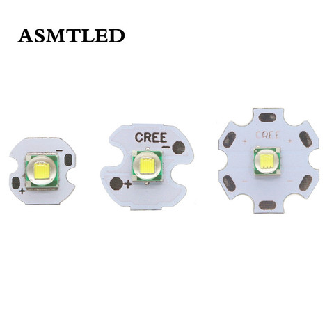 Chip de sustrato de aluminio LED de alta calidad, SMD 5050 CREE XML XM-L T6 LED U2 1-3W 3,2 V-3,4 V, con PCB de 10mm 16mm 20mm, color blanco ► Foto 1/6