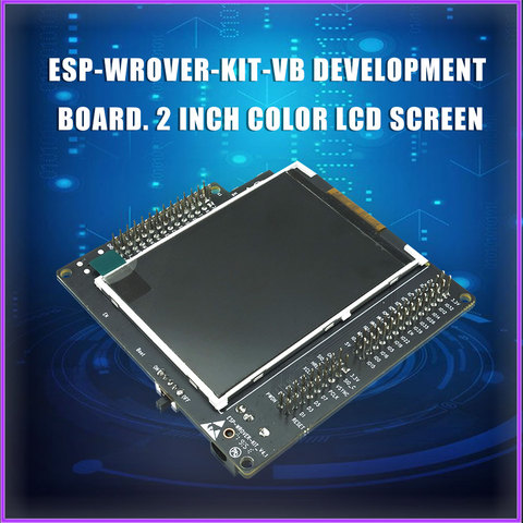 Placa de desarrollo ESP-WROVER-KIT, placa de desarrollo ESP32 con WiFi, Bluetooth inalámbrico y pantalla LCD de 3,2 pulgadas ► Foto 1/6