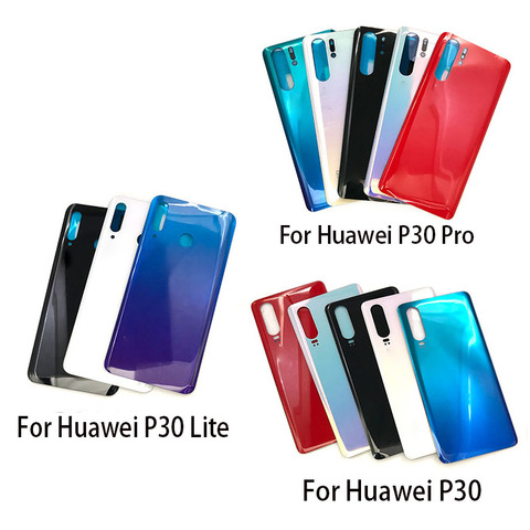 Cubierta de batería trasera de cristal para Huawei P30 Lite Pro, piezas de carcasa de repuesto ► Foto 1/4