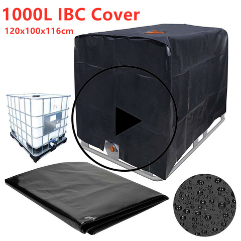 Cubierta protectora para tanque de agua, contenedor IBC de 1000 litros, cubierta impermeable y a prueba de polvo, protector solar, tela Oxford, 210D, herramientas para exteriores ► Foto 1/6