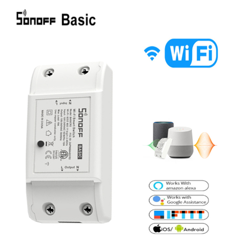 Sonoff-enchufe inteligente R2, Control remoto, Wifi, Automatización del hogar inteligente, Centro WiFi para teléfonos IOS y Android ► Foto 1/1