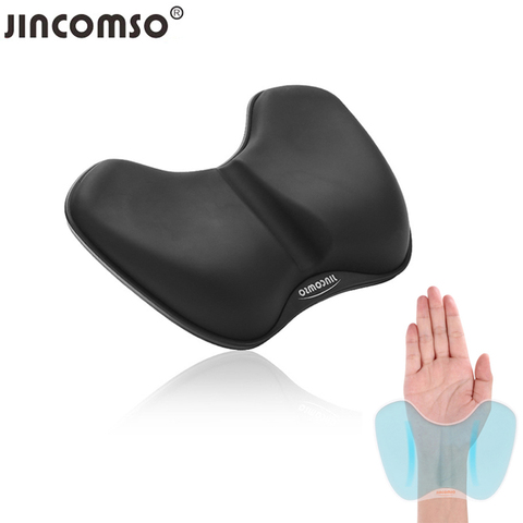 Jincomso muñeca Mouse Pad Resto de 3D del Mousepad del Gel Mat saludable ergonómico memoria suave muñeca soporte para teclado de la Oficina ► Foto 1/6