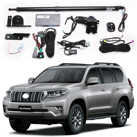 Para Toyota Prado puerta trasera eléctrica abierta lateral, sensor de pierna, puerta trasera automática, modificación de equipaje, suministros de automoción ► Foto 1/6