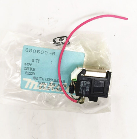 Interruptor 651909-5-6519095, 650500-6 para Makita SC160D SC130D SC120D 8411D 6940D 6913D 6903VD 6400D 6311D 6223D 6222D 6211D 6200D ► Foto 1/4