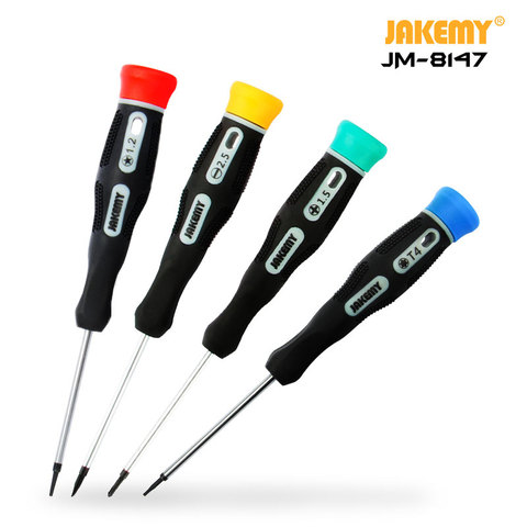 JAKEMY JM-8147 colorido diseño de la cola de precisión profesional destornillador eléctrico para reparación de mano de bricolaje herramienta para reparación del Teléfono 1 Uds ► Foto 1/6