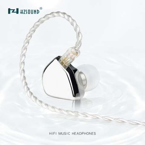 Unidad de controlador HZSOUND con espejo en forma de corazón de 10mm, auriculares CNC de alta fidelidad, auriculares con Monitor de DJ y Cable OFC de 2 pines y 0,78mm ► Foto 1/6