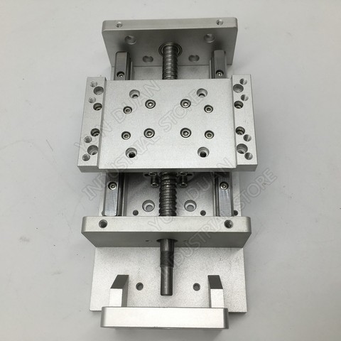 Eje XYZ de carga pesada cruzado, 100MM, 200MM, deslizante de Mesa Deslizante eléctrico, husillo de bola de etapa lineal, plataforma HG15 guía, CNC ► Foto 1/6